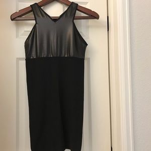 Slinky, Black Bebe dress